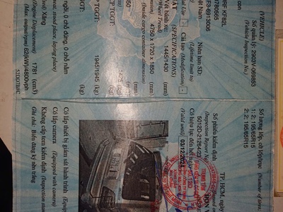 Chính Chủ Cần Bán Xe  TOYOTA ZACESURF sản xuất năm 2005 2
