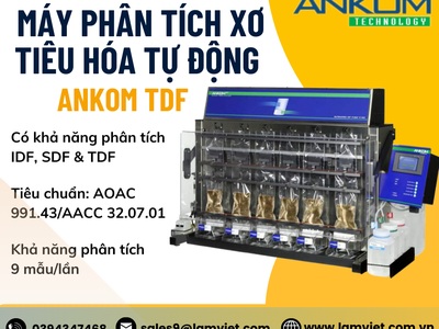 Máy phân tích xơ tiêu hóa tự động TDF 0