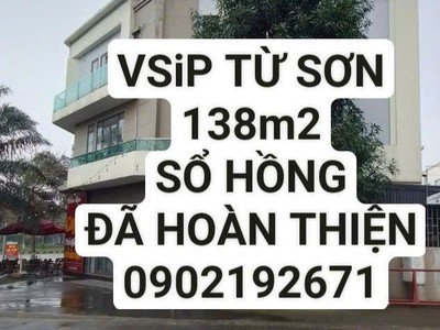Bán biệt thự vsip - từ sơn - bắc ninh  lô góc 0