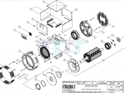 Tổng quan và tương lai phát triển phụ tùng Mecc Alte ECO38 0