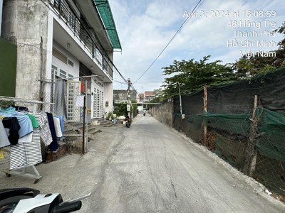 Bán đất xây chdv đường hàng tre, p long thạnh mỹ.dt: 4x25m cn 100m giá 5.5tỷ 2