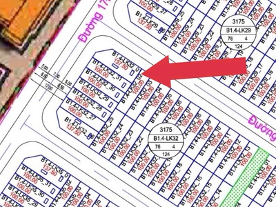 Bán liền kề tại KĐT Thanh Hà Cienco 5   Khu B1.4 Lk 32 ô 0x giá đầu tư 2