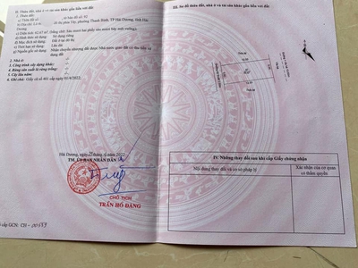 Bán đất mặt phố Nguyễn Thiện, KĐT Vạn Phúc, TP Hải Dương, 62.67m2, mt 5m, vị trí đẹp 2