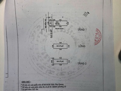 Chủ đang ngộp bank , cần bán nhanh ngay đường trần văn quang  23m2 - 3 tầng - hẻm 3m thông - an ninh 4