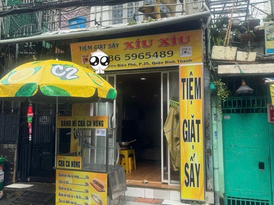 Cần sang nhượng lại tiệm giặt sấy tại đc: điện biên phủ, phường 25, quận bình thạnh. 0