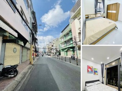 Hẻm Lý Thường Kiệt hẻm ô tô ,trệt 4 lầu,40m2,cho thuê 30 triệu tháng,6Tỷ ít 0