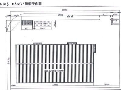 Cho thuê 1600m2 Xưởng TÂN UYÊN giá :123 triệu / tháng PCCC tự động SX đa nghành nghề 1