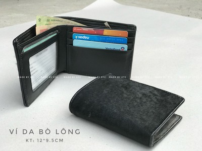 Ví da bò lông thời trang nam 0