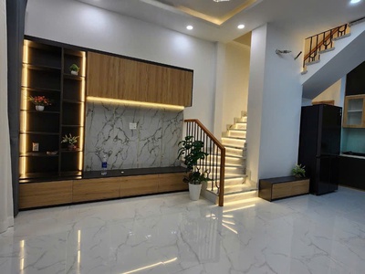 Quận 6 - bà hom - giảm 300tr giá mới 6.55 tỷ nhà mới đẹp lung linh 2 tầng 66m2 ngang hơn 1