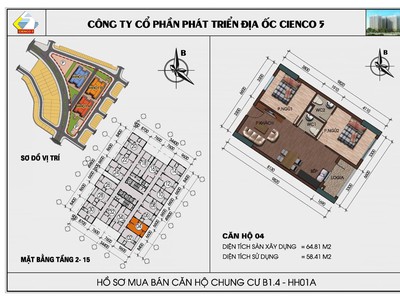 Cần bán gấp căn hộ 65m2 chung cư Thanh Hà   Giá rẻ nhất 0