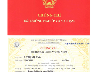 Tuyển sinh Lớp Nghiệp Vụ Sư phạm Giảng viên 0