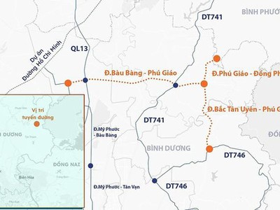 Bán đất mặt tiền tạo lực  bàu bàng phú giáo 1,300m2 4