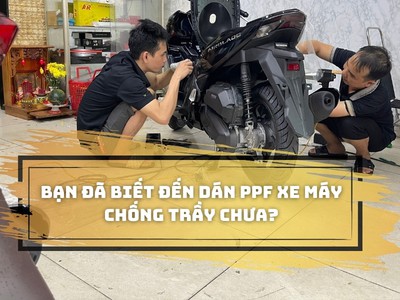 Dán ppf xe máy có thực sự hiệu quả chống trầy 0