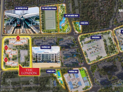 Chính thức nhận Booking The London-Vinhomes Ocean Park-Đầu tư từ móng,CSBH 8 năm không lo lãi suất 4