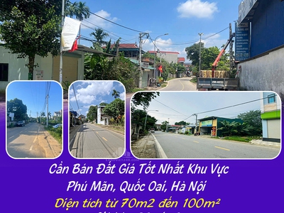 Cần bán đất giá tốt nhất khu vực phú mãn, quốc oai 0