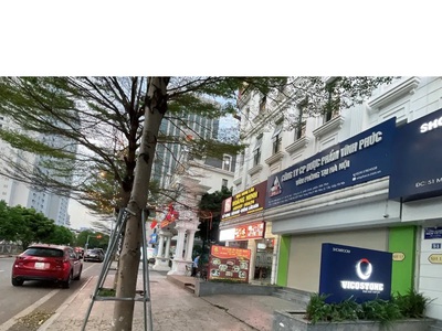 Giảm 5 tỷ -bnas gấp-shophouse-lô góc -mặt phố mạc thái tông -dt 121m xmt rộng 24m x 5 tầng -kd 3