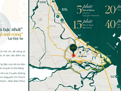 Dự án bất động sản quy mô nhất thành phố Hội An, cách phố cổ 3km- Hội An Legacity 1