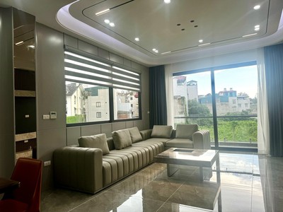 Bán nhà phân lô phố hồng tiến,lô góc, kd đỉnh, 55m2, 7 tầng thang máy,gara ôtô, gía 12,5 tỷ 2