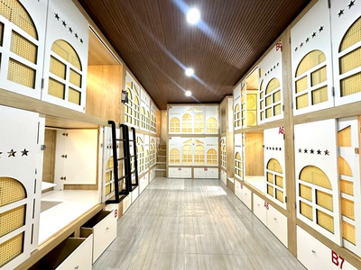 Khai trương sleepbox cho nữ, đẹp, có hồ bơi, bao toàn bộ chi phí 0