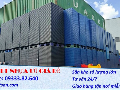 Pallet nhựa cũ Tây Ninh giá tốt chất lượng cao 3