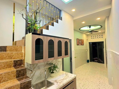 Hẻm xe hơi quận 6 thông tiện kinh doanh - lô góc thoáng 2 tầng mới đẹp 1