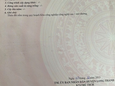 Đất chính chủ - giá tốt - vị trí đẹp tại xã an phước, huyện long thành, tỉnh đồng nai 1