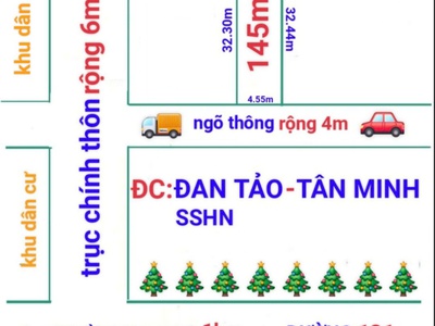 Đất đẹp - giá tốt - vị trí đắc địa tại tan đảo, tân minh, huyện sóc sơn, tphn 3