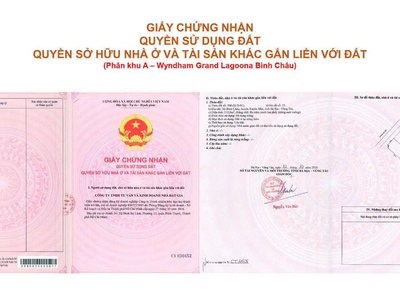Mở bán biệt thự biển wyndham grand lagoona bình châu - đã ra sổ hồng - mặt tiền biển 1