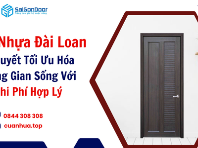 Cửa nhựa Đài Loan cao cấp sgd 1