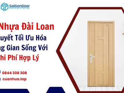 Cửa nhựa Đài Loan cao cấp sgd 4