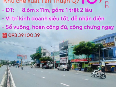 Bán nhà mặt tiền trung tâm tphcm. ngang lớn, nhà đẹp, sổ vuông, kinh doanh tốt, chỉ từ 9 tỷ. lh: 1