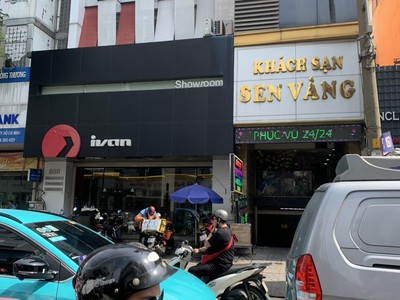 Khách sạn mặt tiền kinh doanh sầm uất sư vạn hạnh hầm 10tầng, 40tỷ 2