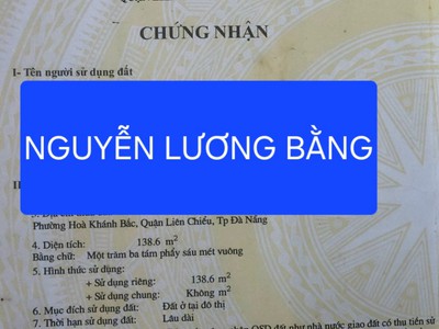 Bán dãy trọ 6 phòng 2 mặt kiệt ô tô nguyễn lương bằng - gần đhbk 0