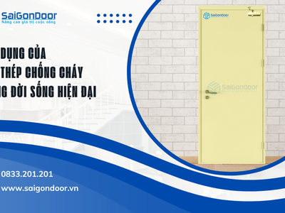 Ứng dụng đa dạng cửa thép chống cháy trong đời sống hiện đại 2