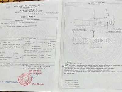 Mặt tiền tây sơn dt 4x22m, đường mặt tiền 12m.  ngay chợ tân hương 1