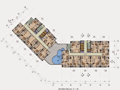 Cho thuê căn hộ CC 70m2, 2 PN, 2 VS, full nội thất, tại Garden Hill, Nam TL 8