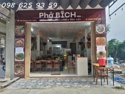 Chính chủ cần sang nhượng hoặc cho thuê cửa hàng phở bích - địa chỉ: số 58 hoàng kế viêm, ngũ hành 0