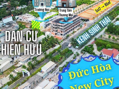 Lô đất thổ cư - hạ tầng hoàn thiện - liền kề HCM, trung tâm - vốn ban đầu 250 tr/ nền 0
