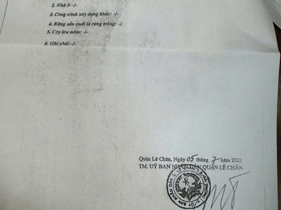 Bán đất mặt đường đôi 30m tđc vĩnh niệm, 60m hướng đông bắc, giá 78 tr/m 0