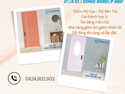 Cửa Gỗ Công Nghiệp HDF - Tạo Cho Gia Đình Bạn Một Không Gian Sống Tiện Nghi Và Ấm áp 0