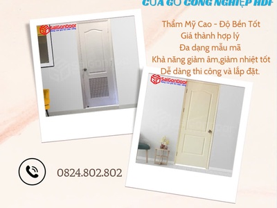 Cửa Gỗ Công Nghiệp HDF - Tạo Cho Gia Đình Bạn Một Không Gian Sống Tiện Nghi Và Ấm áp 1
