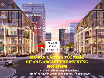 1 căn l arcade giá tốt nhất giỏ hàng - vị trí ngay khu cbd phú mỹ hưng. liên hệ 0902 929690 0