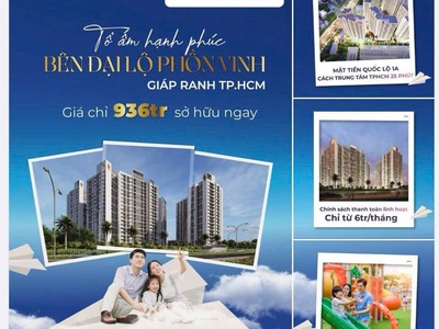 Sở hữu ngay căn hộ cao cấp chỉ với 100 triệu kế bên chợ bình chánh 0