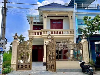 Biệt thự mini 160m2 mặt tiền nhựa lớn vị trí vip kinh doanh tân phước khánh, đại hạ giá chỉ còn 0