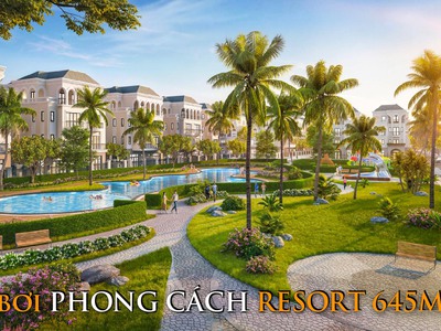 Bán gâp vinhome park 2 130m 32 tỷ lô góc siêu phong thuỷ 1