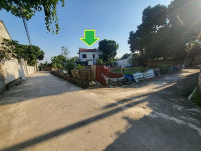 Chỉ nhỉnh tỷ - lô góc full thổ cư 77.7m đông sơn - ô tô chạy tít mù  - cách ql6 chỉ 300m , thị trấn 1