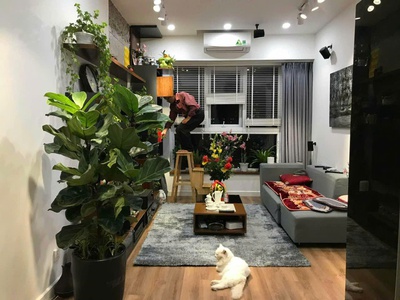 Chính chủ gửi bán căn hộ 2 ngủ view Hồ, tầng đẹp full nội thất thiết kế đồng bộ tại KĐT Thanh Hà Cie 6