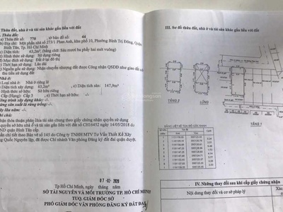 Bán nhà 3 lầu và kho sản xuất đường phan anh 321m2 giá 22,5 tỷ đã tách ra 5 sổ 2