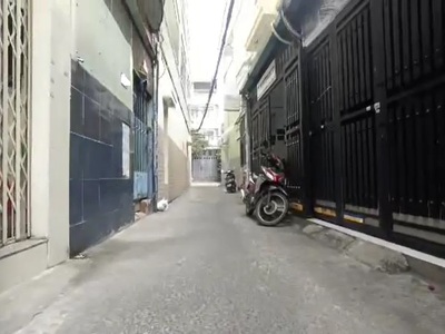 Ngay chợ rau lê văn thọ - hẻm thông 3g -  3.2 x 8 m - 2 tầng 0