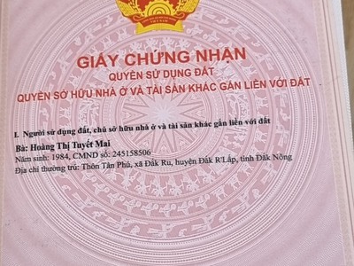 Cần bán nhanh lô đất thôn châu thành , xã đắk rũ, huyện đắk rlấp, tỉnh đắk nông. 3